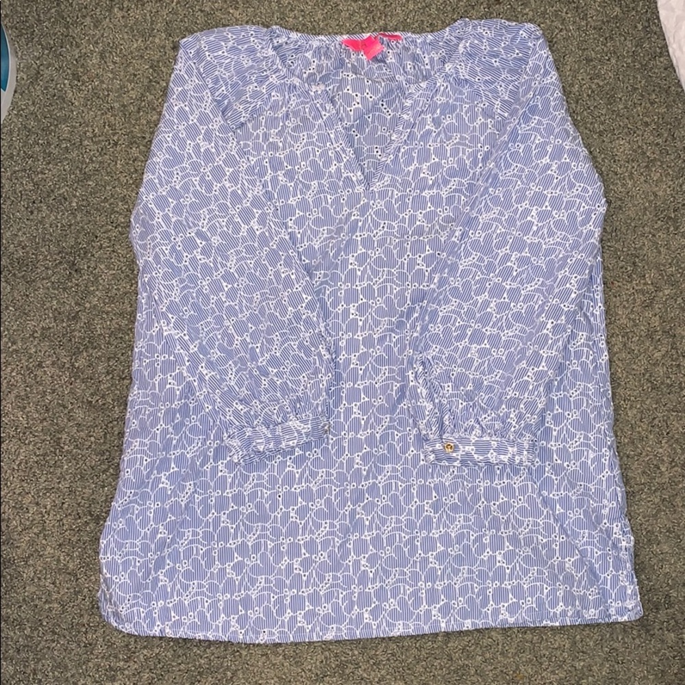 Lilly Pulitzer 3/4 Sleeve Willa Top